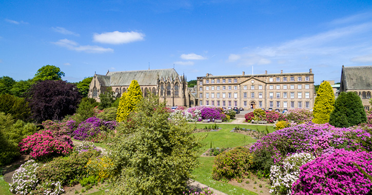 view of the gardens and parkland at Ushaw: Historic House, Chapels and Gardens